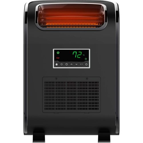  LifeSmart HT1153L Slimline Wall Huggable 1500 Watt Infrared Quartz Single Room Space Heater