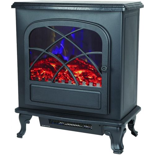  LifeSmart Infrared Electric Fireplace Stove Heater with Remote - L21.26 x W11.15 x H26.77 inches