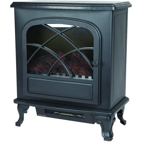  LifeSmart Infrared Electric Fireplace Stove Heater with Remote - L21.26 x W11.15 x H26.77 inches