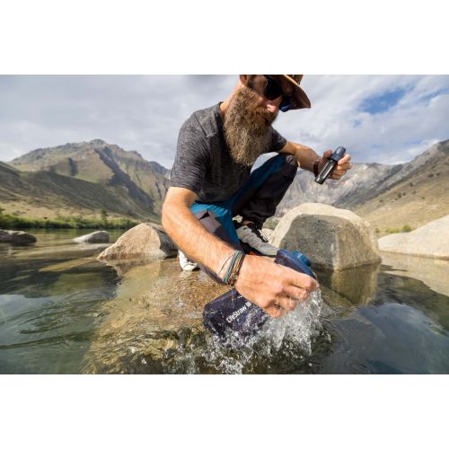  LifeStraw Flex with Collapsible Squeeze Bottle LSFX01BK01 CampSaver