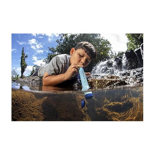  LifeStraw Personal Water Filter for Hiking, Camping, Travel, and Emergency Preparedness