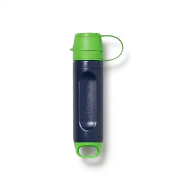 LifeStraw Peak Series - Solo Personal Water Filter for Hiking, Camping, Travel, Survival and Emergency preparedness. Removes Bacteria, parasites and microplastics, Limeade