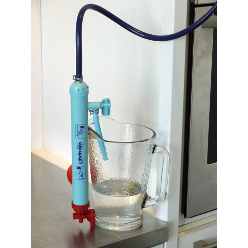  [아마존베스트]LifeStraw Family 1.0 Portable Gravity Powered Water Purifier for Emergency Preparedness and Camping