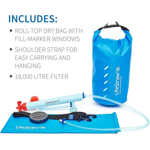  [아마존베스트]LifeStraw Mission Water Purification System, High-Volume Gravity-Fed Purifier for Camping and Emergency Preparedness