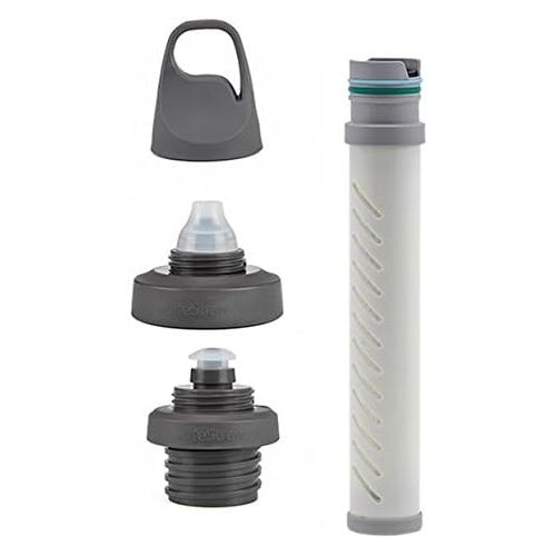  [아마존베스트]LifeStraw Universal Water Filter Bottle Adapter Kit Fits Select Bottles from Hydroflask, Camelbak, Kleen Kanteen, Nalgene and More