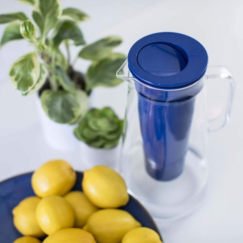  [아마존베스트]LifeStraw Home 7-Cup Glass Water Filter Pitcher Tested to Protect Against Bacteria, Parasites, Microplastics, Lead, Mercury, and a Variety of Chemicals
