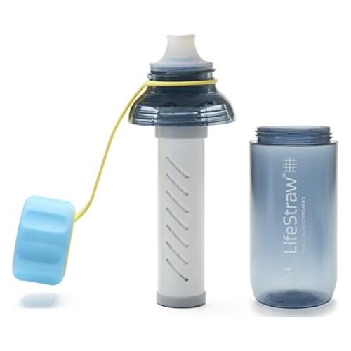  [아마존베스트]LifeStraw Play Kids Water Filter Bottle with 2-Stage Integrated Filter Straw for Safe and Clean Drinking Water