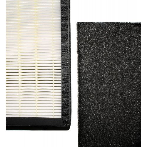  LifeSupplyUSA (2-Pack) HEPA Filter Replacement Compatible with Alen BF25A HEPA-Pure for HEPA-Fresh A350 , A375 Air Purifier