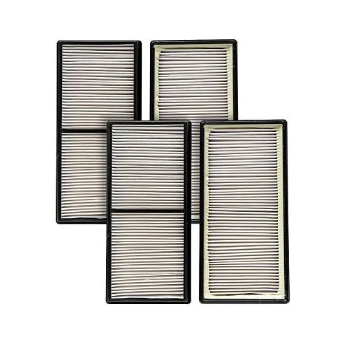  LifeSupplyUSA (4-Pack) HEPA Filter Replacement Compatible with Hunter 30904 Air Purifiers 30836, 30841, 30847, 30848, 30876