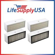 2 Pack Replacement Filter to fit A1001B Bionaire models LC1060 & LE1160 Air Cleaner Dual Filter Cartridge By LifeSupplyUSA