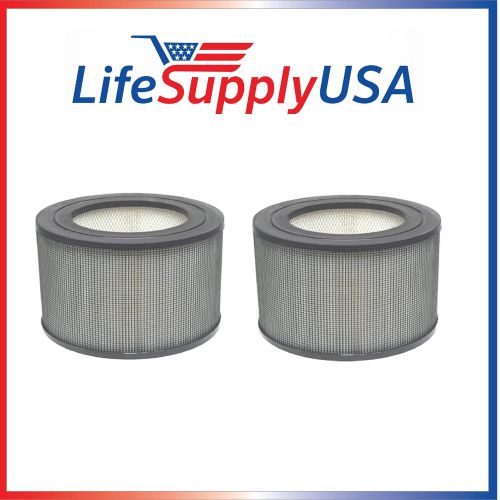  LifeSupplyUSA 2 Pack Replacement Filters for Honeywell 2400024500 Air Cleaner fits 13350 13500 13501 13502 13503 13520 13523 13525 13526 13528 13350 50250 50251 52500 63500 83162