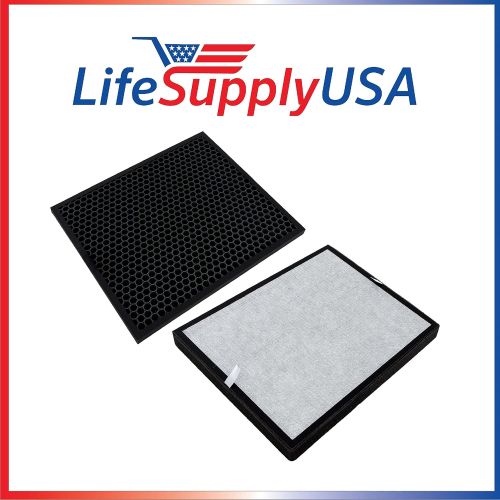  LifeSupplyUSA 5 Replacement Filter Sets for Levoit Air Purifier LV-PUR131, LV-PUR131-RF True HEPA & Activated Carbon Filters Set (5)