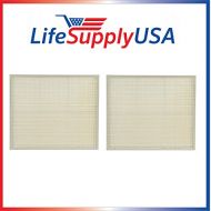 LifeSupplyUSA 2 Filters fit Whirlpool 1183054K (1183054) PLASTIC FRAME Designed To Fit Whispure Air Purifier Models AP350 AP450 AP510 AP45030HO - Compare To Whirlpool Part# 1183054, 1183054K Lar