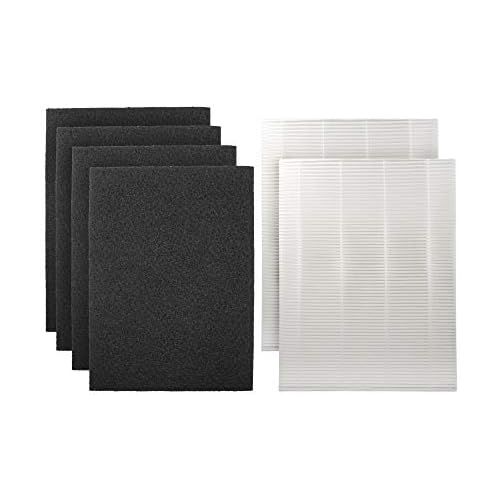  LifeSupplyUSA 2 HEPA and 4 Carbon Replacement Filter set for Coway AP-1216-FP AP-1216L