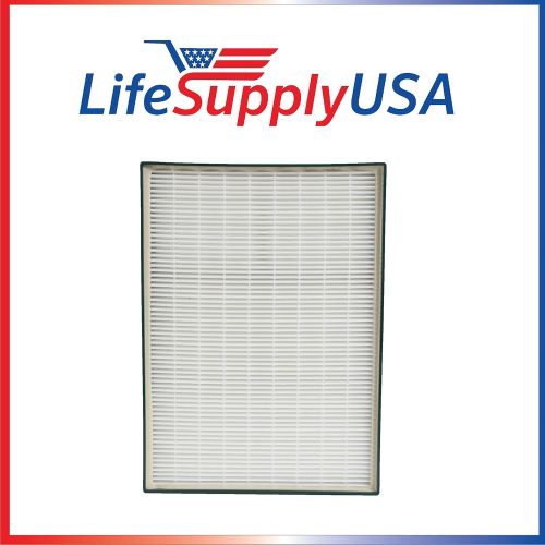  LifeSupplyUSA 2 Pack Replacement True HEPAtech Filter fits Hunter 30936 Quiet Flo Air Purifier