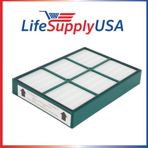  LifeSupplyUSA 2 Pack Replacement True HEPAtech Filter fits Hunter 30936 Quiet Flo Air Purifier