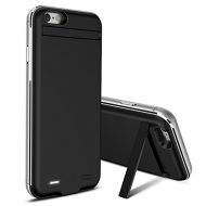 Lifeepro iPhone 6 Plus / iPhone 6s Plus Battery Case, LifeePro Slim Smart Battery Backup Case Metal Frame 3300mAh Power Bank Charger Cover with Kickstand for iPhone 6 Plus / iPhone 6s Plus