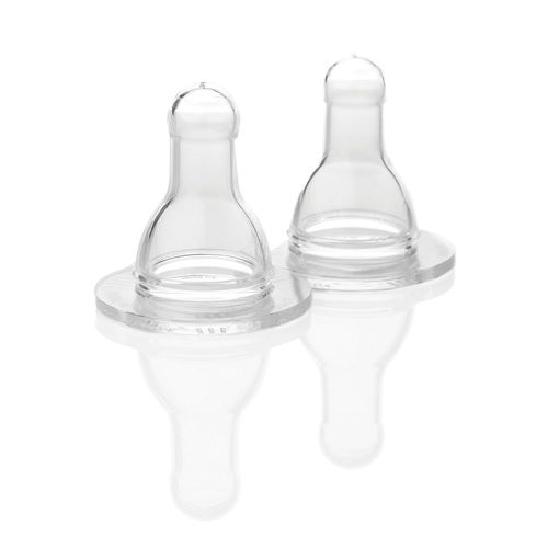  [아마존베스트]Lifefactory BPA-Free Stage 3 (6+ Months) Silicone Nipples 2-Pack