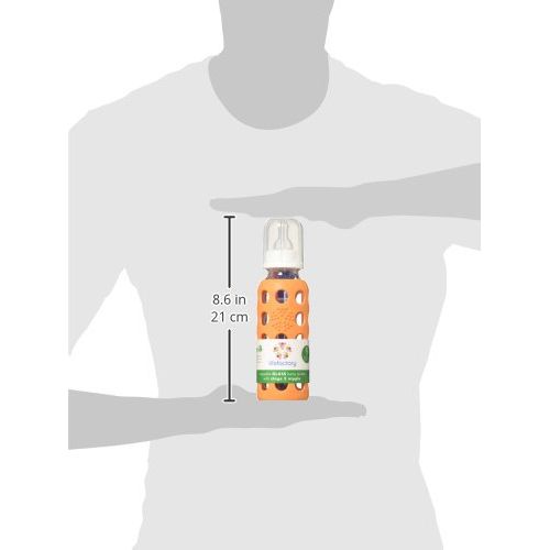  Lifefactory Glass Baby Bottles 4 Pack Starter Kit (Girls)