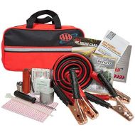 Lifeline 4330AAA Black AAA Premium Road Kit, 42 Piece, Emergency Car Jumper Cables, Flashlight, First Aid Supplies and More