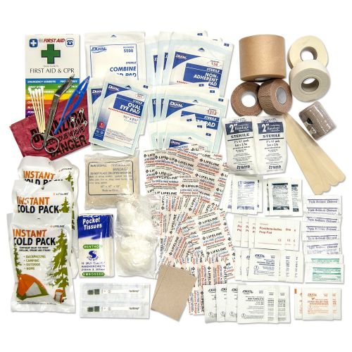  Lifeline Team Sport First Aid and Safety Kit, Stocked with Essential First aid Components for Emergencies Resulting from Outdoor and Team Sports Activities