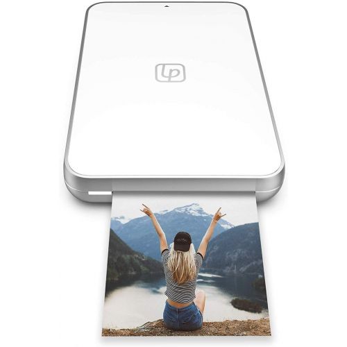  [아마존베스트]Lifeprint 2x3 Ultra Slim Printer Portable Photo and Video Printer for iPhone and Android (White) Gift Bundle