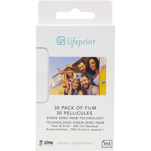  [아마존베스트]Lifeprint 2x3 Ultra Slim Printer Portable Photo and Video Printer for iPhone and Android (White) Gift Bundle