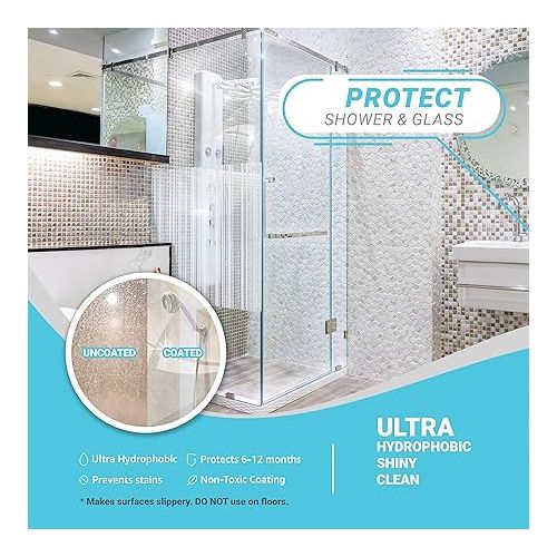  Lifeproof Ceramic Coating Spray Kit - Shine, Seal & Protect Kitchen & Bath Surfaces, Repels Stains & Grime