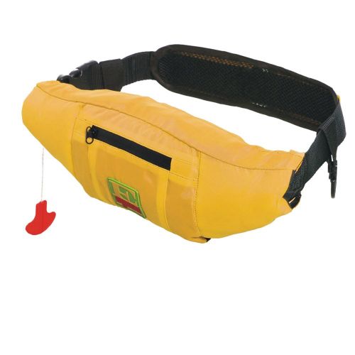  Lifesaving Pro Premium Belt Pack PFD Universal 33G Manual Waist Inflatable Lifejacket Survival Buoyancy Adult Life Jacket Vest
