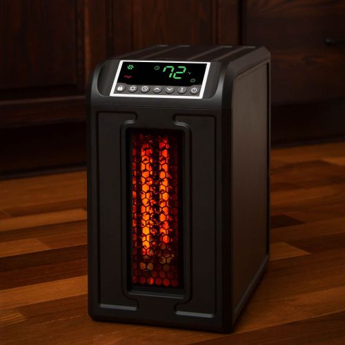  Lifesmart 3 Element 1500W Quartz Infrared Electric Portable Space Heaters (Pair)