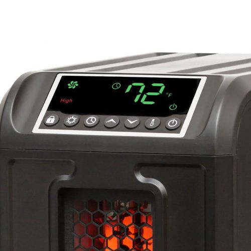  Lifesmart 3 Element 1500W Quartz Infrared Electric Portable Space Heaters (Pair)