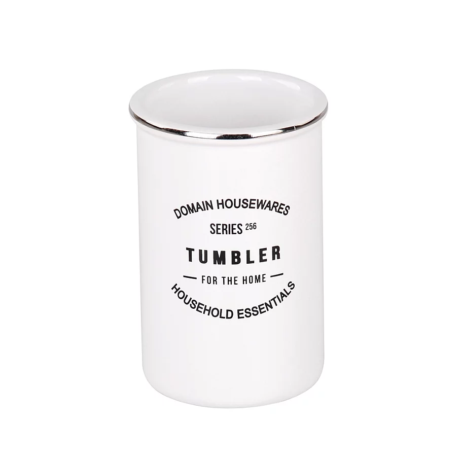 Lifestyle Home Domain Tumbler in White