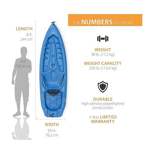 라이프타임 Lifetime Lotus Sit-On-Top Kayak with Paddle