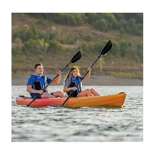 라이프타임 Lifetime Spitfire 12' Tandem Sit-on Kayak with 2 Paddles-Orange