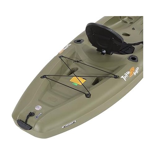 라이프타임 Lifetime Triton Angler 100 Fishing Kayak, Olive Green