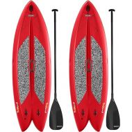 Lifetime Freestyle XL 98 Stand-Up Hardshell Paddleboard - 2 Pack (Paddles Included), Red