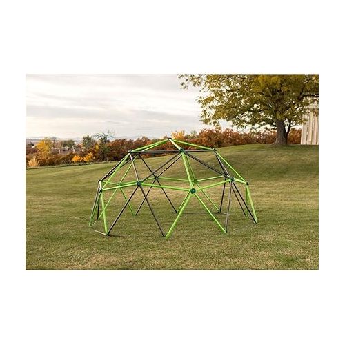 라이프타임 Lifetime 90951 Geometric Dome Climber Jungle Gym, 5.5' High x 11' Wide, Mantis Green & Bronze, 66-Inch