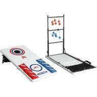 Lifetime Heavy Duty Cornhole, Ladder Golf Game and Table Combo Set