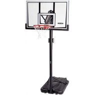 Lifetime 90061 Portable Basketball System, 52 Inch Shatterproof Backboard,Black