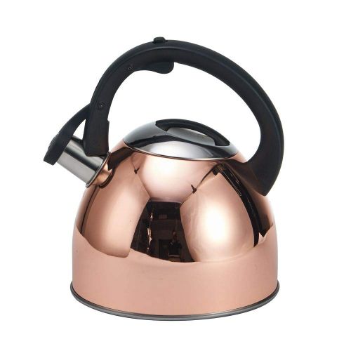 라이프타임 Lifetime Brands Copco 5226114 Copper Plated Stainless Steel Tea Kettle, 2.5-Quart