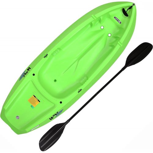 라이프타임 Lifetime Youth Wave Kayak with Paddle, 6 Feet, Green