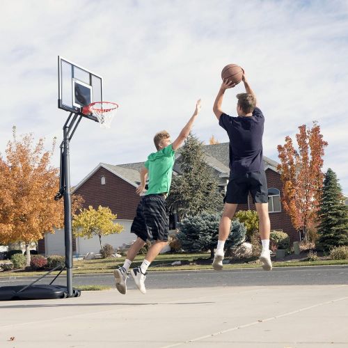 라이프타임 Lifetime Height Adjustable Basketball System, 54 inch Shatterproof Backboard