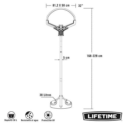 라이프타임 Lifetime Youth Basketball Hoop