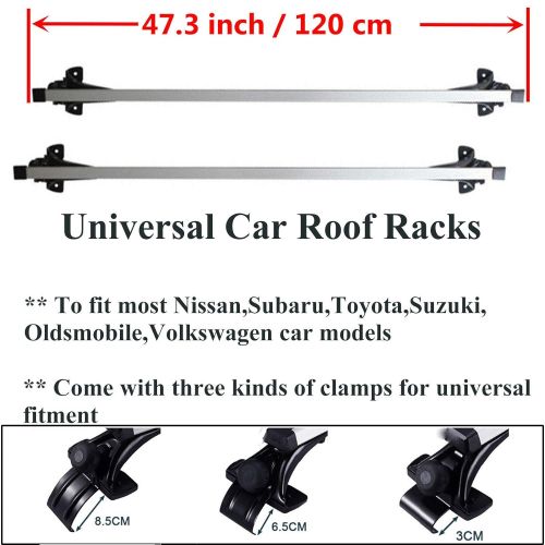라이프타임 Lifetime Roof Rack Crossbars 47” Universal Cross Rack - Carry Your Canoe, Kayak, Cargo Safely with Aerodynamic Design - Mounts to The Rooftop of | with Side Rails for 1992-2017 Toyota Camry