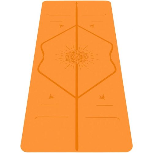  Liforme Travel Yoga Mat - The Worlds Best Eco-Friendly, Non Slip Yoga Mat with The Original Unique Alignment Marker System. Biodegradable Mat Made with Natural Rubber & A Warrior-L