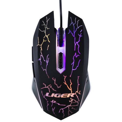  Keyboard and Mouse Gaming Combo With LED Backlit, USB Wire connection - By Liger