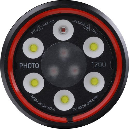  Light & Motion Sola Photo 1200 Red LED Dive Light (US)