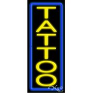Light Master 13x32x3 inches Tattoo (vertical) NEON Advertising Window Sign
