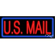 Light Master 13x32x3 inches U.S. Mail NEON Advertising Window Sign