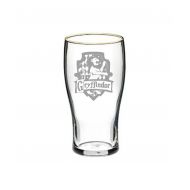 LightKnife Hogwarts House, Crest, or Deathly Hallows Beer Pint Glass - Inspired by Harry Potter
